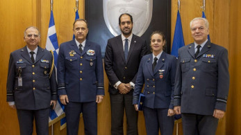 Γιάννης Κεφαλογιάννης: βράβευσε τη σμηναγό Αικατερίνη Σιγάλα