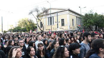 Πολυτεχνείο: σε εξέλιξη η πορεία προς την αμερικανική πρεσβεία