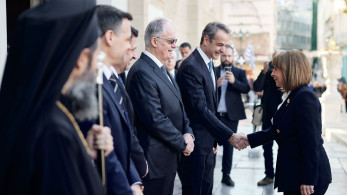 Στην πρωτοχρονιάτικη δοξολογία στη Μητρόπολη Αθηνών Σακελλαροπούλου και Μητσοτάκης