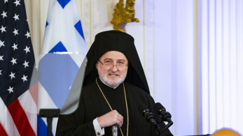 Άγιον Όρος: ο αρχιεπίσκοπος Αμερικής Ελπιδοφόρος στη μονή Φιλοθέου