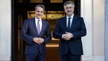 Συνάντηση Κυριάκου Μητσοτάκη με τον Κροάτη ομόλογό του Αντρέι Πλένκοβιτς