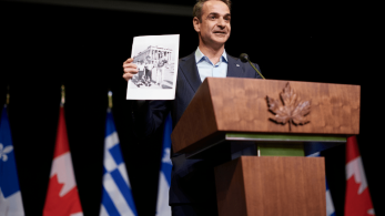 Κυριάκος Μητσοτάκης: η ομιλία στους ομογενείς και η φωτογραφία του 12χρονου Τριντό στην Ακρόπολη