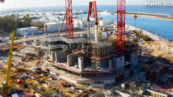 Ελληνικό - Riviera Tower: φάνηκαν από την Ποσειδώνος οι πρώτοι όροφοι του πύργου