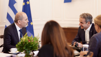 Συνάντηση Μητσοτάκη με τον αναπληρωτή πρωθυπουργό της Ιορδανίας με επίκεντρο την εκτόνωση της κρίσης στη Γάζα