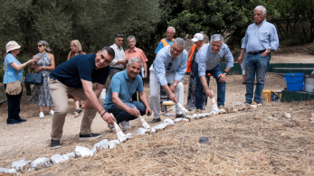 Στον Υμηττό το πρώτο μονοπάτι που δημιούργησαν o ΣΠΑΥ και το Ίδρυμα Γεώργιος Μ. Μίχαλος