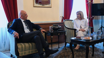 Με την πρόεδρο της Βουλής των Αντιπροσώπων της Κύπρου συναντήθηκε ο Δένδιας