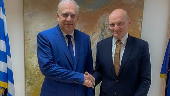 Συνάντηση  Τάκη Θεοδωρικάκου με τον Γερμανό Πρέσβη, Αντρέας Κιντλ