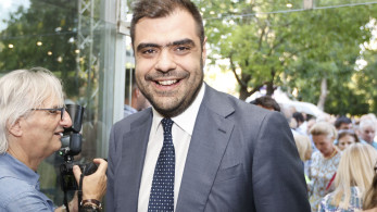 Ο Παύλος Μαρινάκης βάφτισε τον γιο του στον Άγιο Διονύσιο στο Κολωνάκι