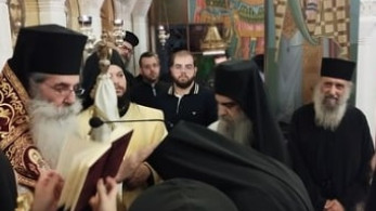 Ενθρόνιση του νέου ηγουμένου στην Ιερά Μονή Ζωοδόχου Πηγής Πειραιώς