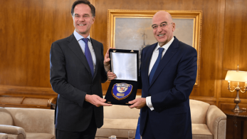 Τι συζητήθηκε στη συνάντηση Νίκου Δένδια - Μαρκ Ρούτε