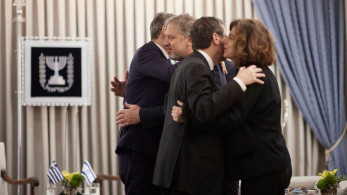 Η συγκινητική στιγμή Μητσοτάκη - Χέρτσογκ στην Ιερουσαλήμ και η αναφορά στον δολοφονημένο Ιωνά Καρούση  (photos)
