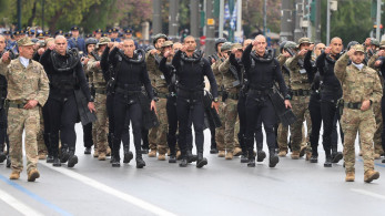 Ο ύμνος των ΟΥΚ στη στρατιωτική παρέλαση (video)