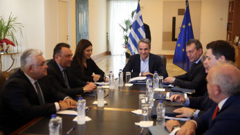 Σύσκεψη υπό τον Κυριάκο Μητσοτάκη στο υπουργείο Παιδείας (photos)