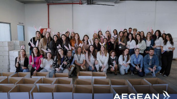 Εθελοντική ομάδα εργαζομένων της AEGEAN πραγματοποίησε μια ακόμη Πασχαλινή δράση προσφοράς και αλληλεγγύης