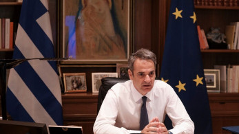 Ο Κυριάκος Μητσοτάκης αποχαιρετά τον φίλο του Γιώργο Παναγιωτόπουλο