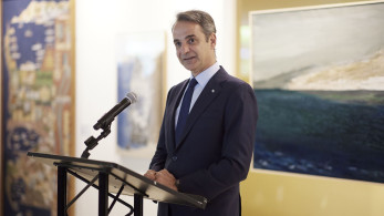 Την έκθεση «Θάλαττα» με έργα Ελλήνων ζωγράφων εγκαινίασε ο πρωθυπουργός στον ΟΗΕ (video, photos)