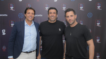 Χάρης Κοπιτσής και Γιώργος Λιβάνης στο pre-game show του Πάμε Στοίχημα Football Party by Gazzetta