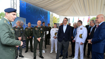 Στην ΑΣΔΕΝ ο Κυριάκος Μητσοτάκης - Η δωρεά Λασκαρίδη στις ένοπλες δυνάμεις (photos)