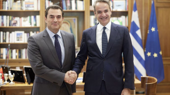 Συνάντηση Μητσοτάκη με τον Κώστα Σκρέκα (photo)
