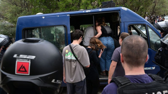 Προσαγωγή 15 μελών της Νέας Αριστεράς που ύψωσαν τη σημαία της Παλαιστίνης στην Ακρόπολη