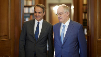 Συνάντηση Μητσοτάκη με Τασούλα στο Προεδρικό Μέγαρο
