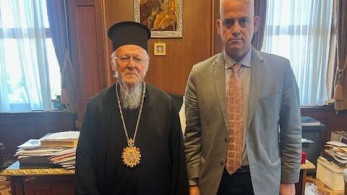 Φανάρι: με τον Οικουμενικό Πατριάρχη Βαρθολομαίο συναντήθηκε ο Χρίστος Λιάπης