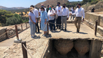 Μενδώνη για αναβάθμιση της Φαιστού: Προστασία και ανάδειξη ενός εμβληματικού μνημειακού χώρου