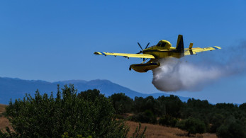 Φωτιά στη Λέσβο - Επί ποδός επίγεια και εναέρια μέσα