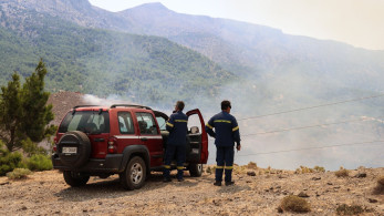 Φωτιά στην Κερατέα - Καίει χαμηλή βλάστηση στην περιοχή Χάρακας