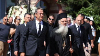 Μητσοτάκης στην κηδεία Βεσυρόπουλου: «Έφυγε το καλύτερο παιδί - Ψηλέ, θα μας λείψεις»
