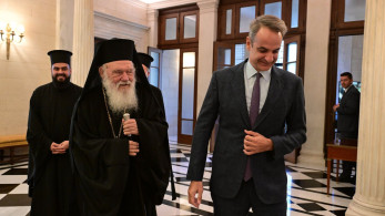 Συνάντηση Μητσοτάκη με τον Αρχιεπίσκοπο Ιερώνυμο: «Είμαστε εδώ για να αντιμετωπίσουμε από κοινού τις μεγάλες προκλήσεις»