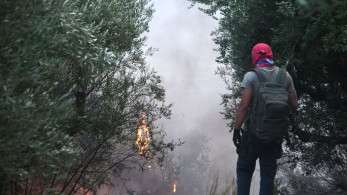 Χωρίς ενεργό μέτωπο η φωτιά σε δασική έκταση στο Κυριάκι Βοιωτίας