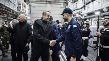 Ανάρτηση του Κυριάκου Μητσοτάκη με πλάνα από την εντυπωσιακή υποδοχή της φρεγάτας «Κίμων» (video)