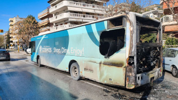 Θεσσαλονίκη: στις φλόγες λεωφορείο του ΟΑΣΘ