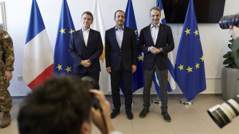 Ολοκληρώθηκε η τριμερής συνάντηση Μητσοτάκη, Μακρόν και Χριστοδουλίδη στην Κύπρο