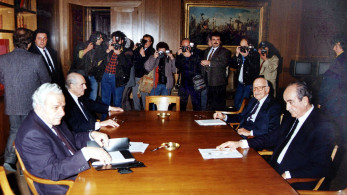 Σαν σήμερα το 1990: Μητσοτάκης-Παπανδρέου-Φλωράκης στο πρώτο debate πολιτικών αρχηγών