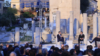 Μητσοτάκης: Υπαρξιακής σημασίας τα επόμενα χρόνια για την ΕΕ - Μακρόν: Αν απειληθεί η Ελλάδα, θα είμαστε εδώ (photos & video)