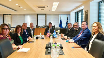 Συνάντηση Θάνου Πλεύρη με αξιωματούχους του υπουργείου Εσωτερικής Ασφάλειας των ΗΠΑ