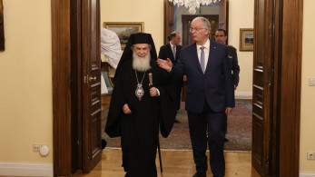 Κωνσταντίνος Τασούλας σε Πατριάρχη Ιεροσολύμων: Θα συνεχίσουμε να στηρίζουμε τους καθημερινούς σας αγώνες
