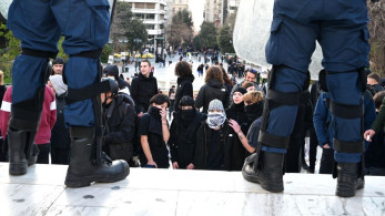 Δύο συλλήψεις για μολότοφ και εκρηκτικούς μηχανισμούς στη συγκέντρωση για τα Τέμπη