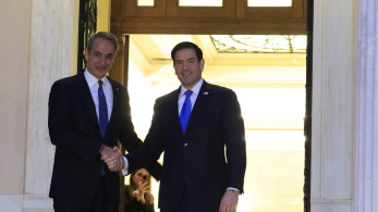 Σε εξέλιξη η συνάντηση Κυριάκου Μητσοτάκη-Μάρκο Ρούμπιο στο Μέγαρο Μαξίμου (photos)